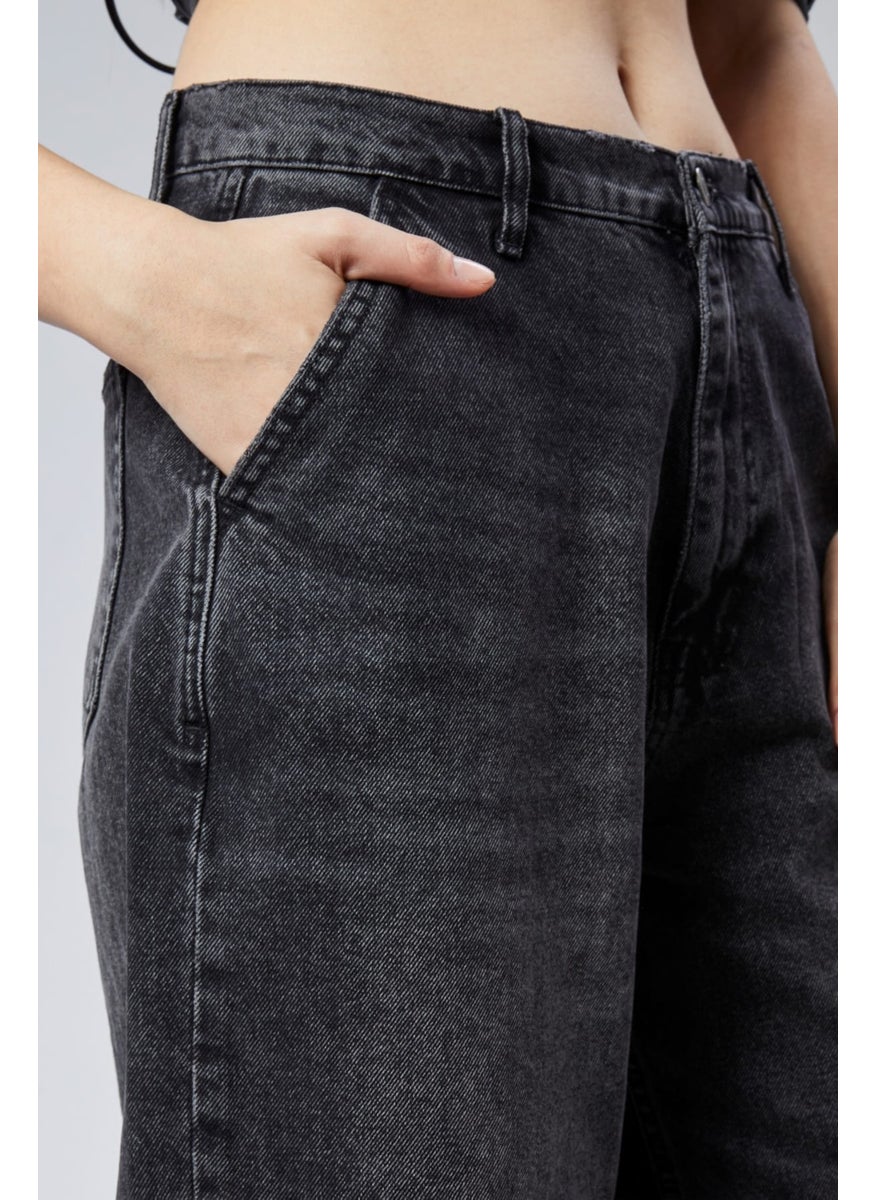 Women High Waist Baggy Skater Jeans