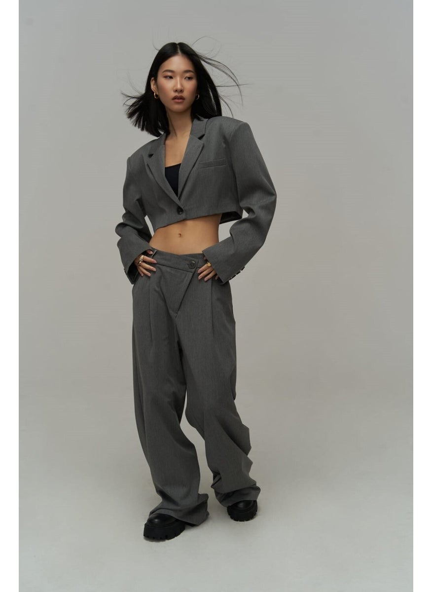 Edwin Smoked Cross Trouser-Jacket Set