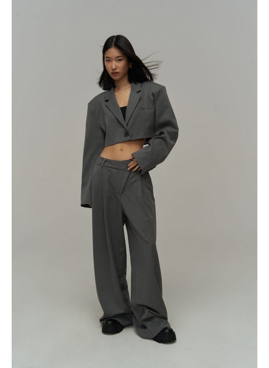 Edwin Smoked Cross Trouser-Jacket Set
