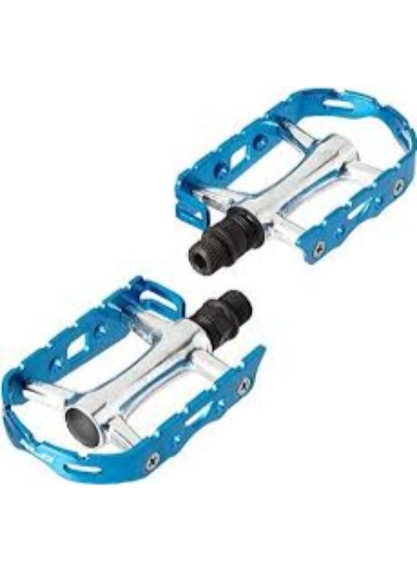 Pedal Mtb Ultralight PD-M15 Aluminum Silver Blue 2020