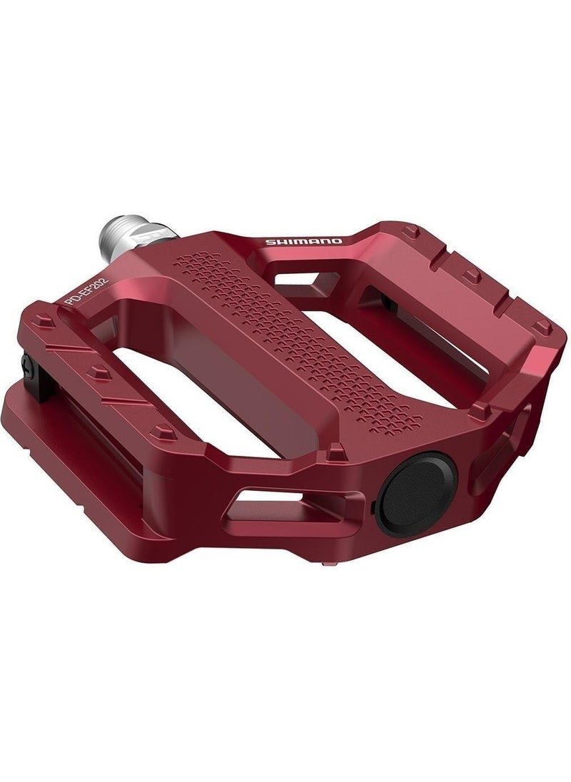Flat Aluminum Pedal PD-EF202 - Red