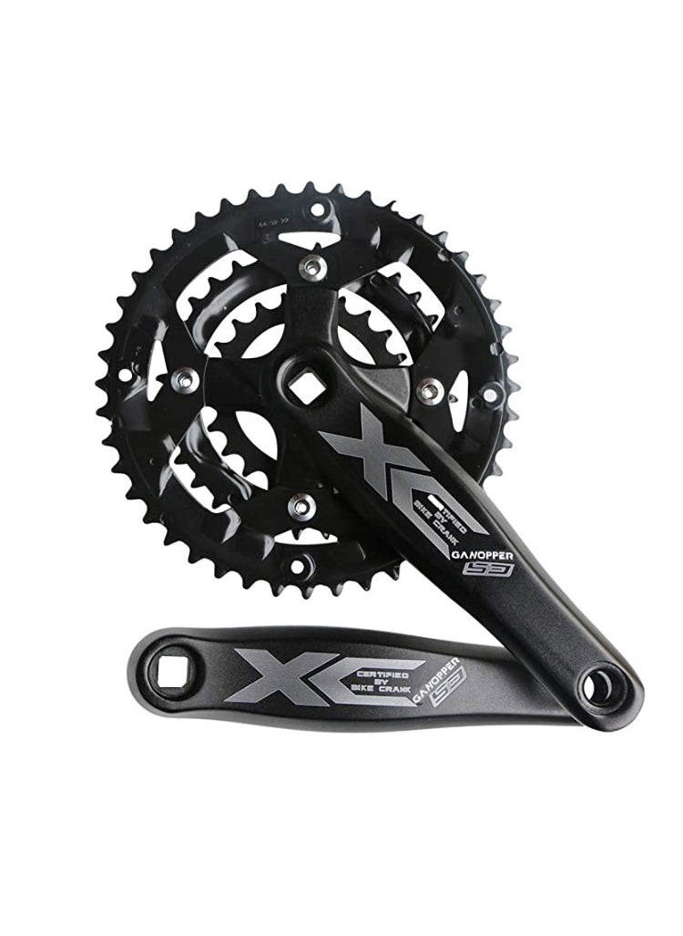 MTB XC Detachable Chainring 8/9-Speed Crankset Black