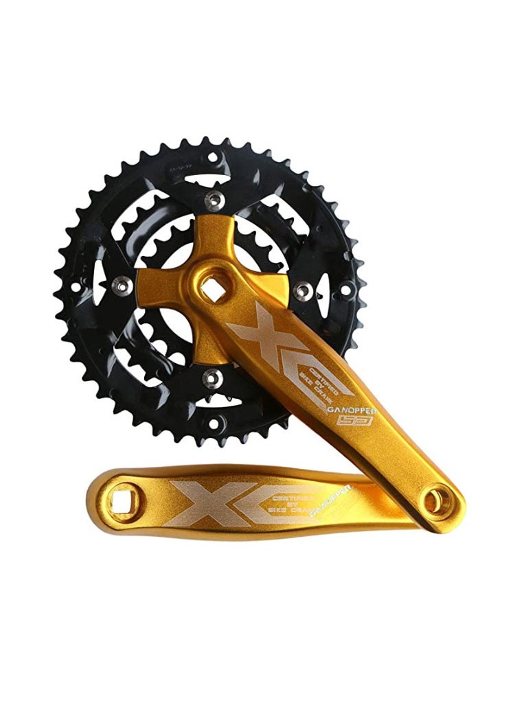 MTB XC Detachable Chainring 8/9-Speed Crankset Gold