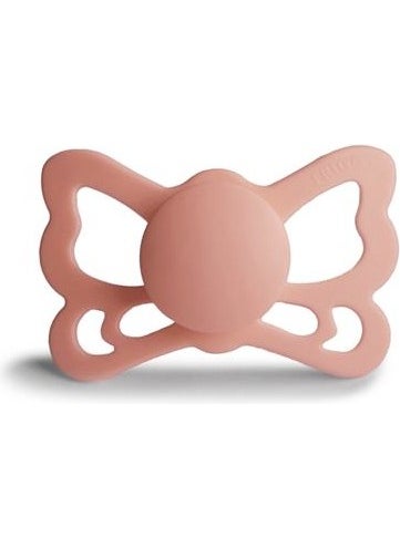 Butterfly Silicone Pacifier - Pretty In Peach 6-18 Months