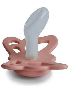 Butterfly Silicone Pacifier - Pretty In Peach 6-18 Months