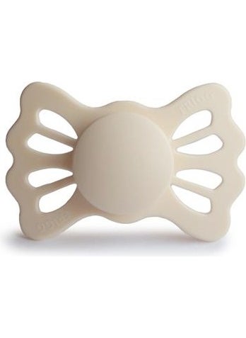 Lucky Silicone Pacifier - Cream 6-18 Months