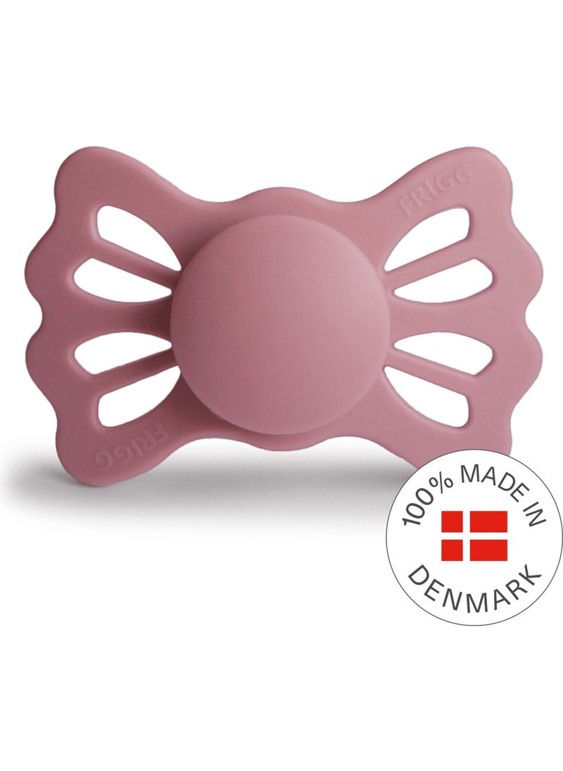 Lucky Silicone Pacifier - Dusty Rose 6-18 Months