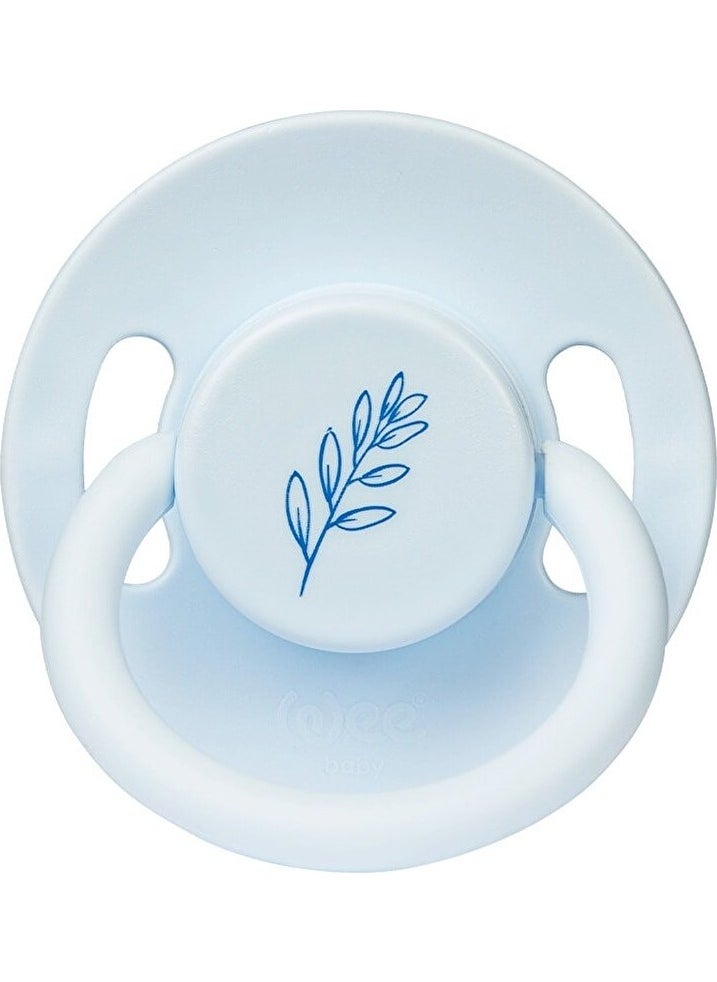 Pure Rubber Tipped Pacifier No:2 - Blue