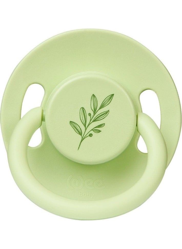 Pure Rubber Tipped Pacifier No:1 - Green