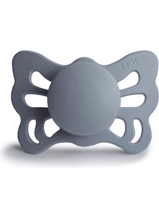 Butterfly Silicone Pacifier - Great Gray 0-6 Months