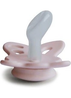 Butterfly Silicone Pacifier - Blush 6-18 Months