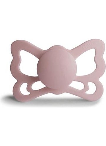 Butterfly Silicone Pacifier - Blush 6-18 Months