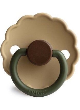 Frıgg Daisy Silicone Pacifier - Acorn 0-6 Months