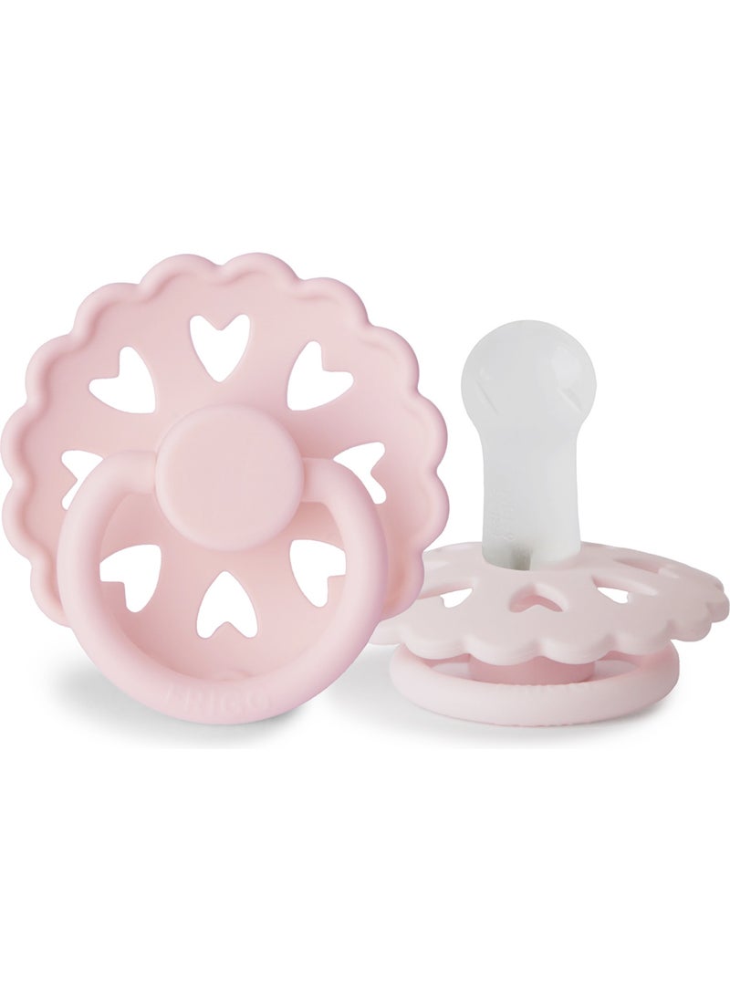 Frıgg Fairytale Silicone Pacifier - White Lilac (The Snow Queen) 6-18 Months