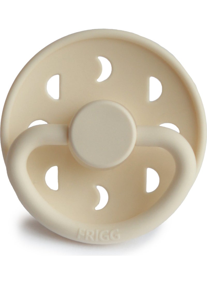 Frıgg Moon Phase Silicone Pacifier - Cream 0-6 Months