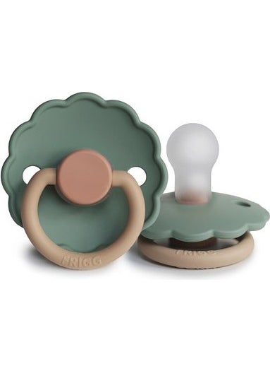 Frıgg Daisy Silicone Pacifier - Willow 0-6 Months