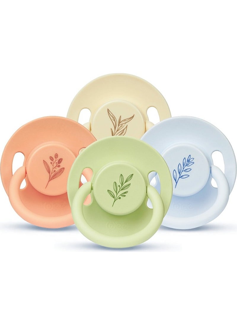 Pure Rubber Tipped Pacifier No:3 - Cream