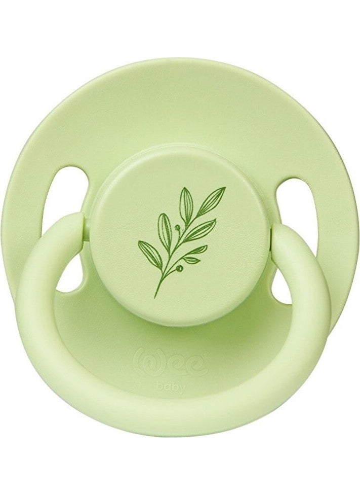 Pure Rubber Tipped Pacifier No:3 - Green