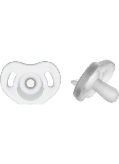 Full Silicone Pacifier White NO:1(0-6MONTH)