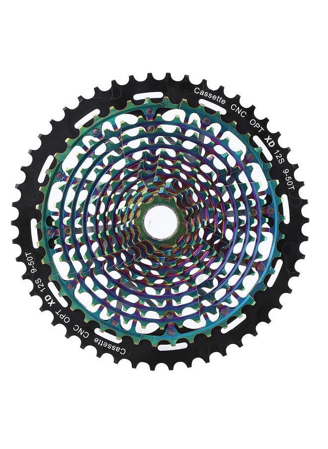 Ultralight Hollow Out Bike 9-50T Freewheel Integration Flywheel Cycling Accessory for Mountain Bicycle(12 speed 9-50T )