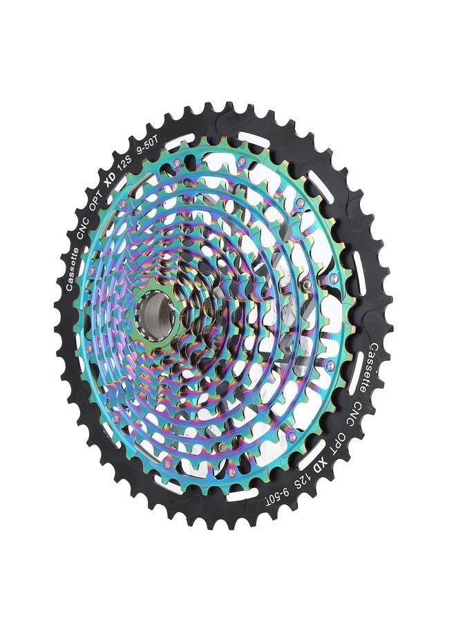 Ultralight Hollow Out Bike 9-50T Freewheel Integration Flywheel Cycling Accessory for Mountain Bicycle(12 speed 9-50T )