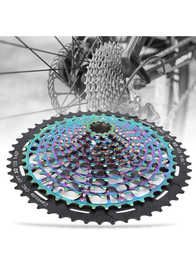 Ultralight Hollow Out Bike 9-50T Freewheel Integration Flywheel Cycling Accessory for Mountain Bicycle(12 speed 9-50T )