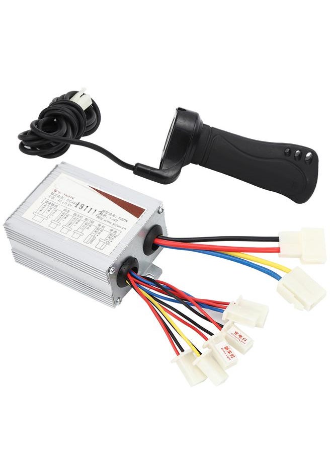 Electric Bike Brushed Controller 48V 500W Extension Cable Handlebar Electric Bike Accessories