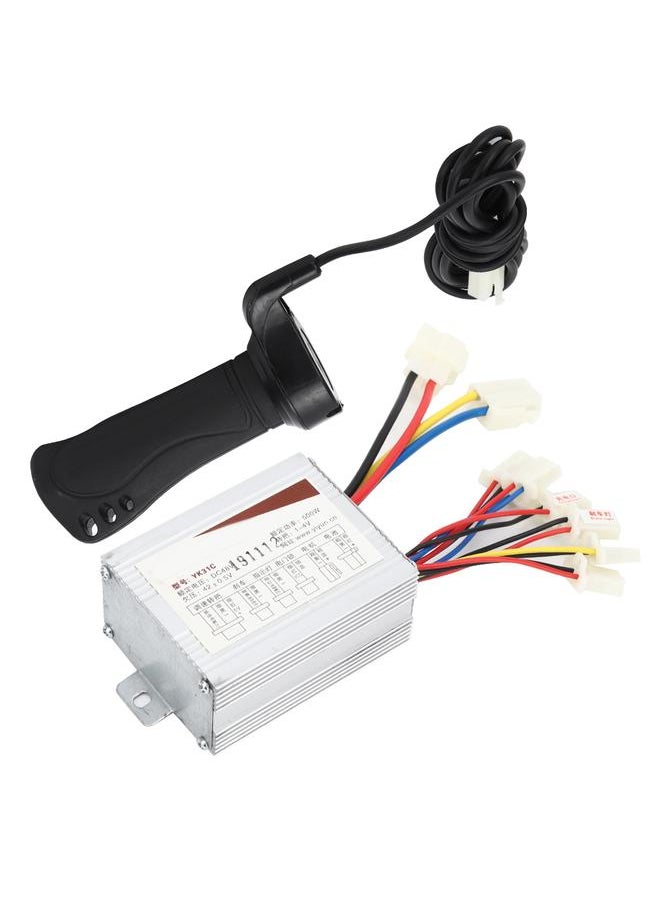 Electric Bike Brushed Controller 48V 500W Extension Cable Handlebar Electric Bike Accessories