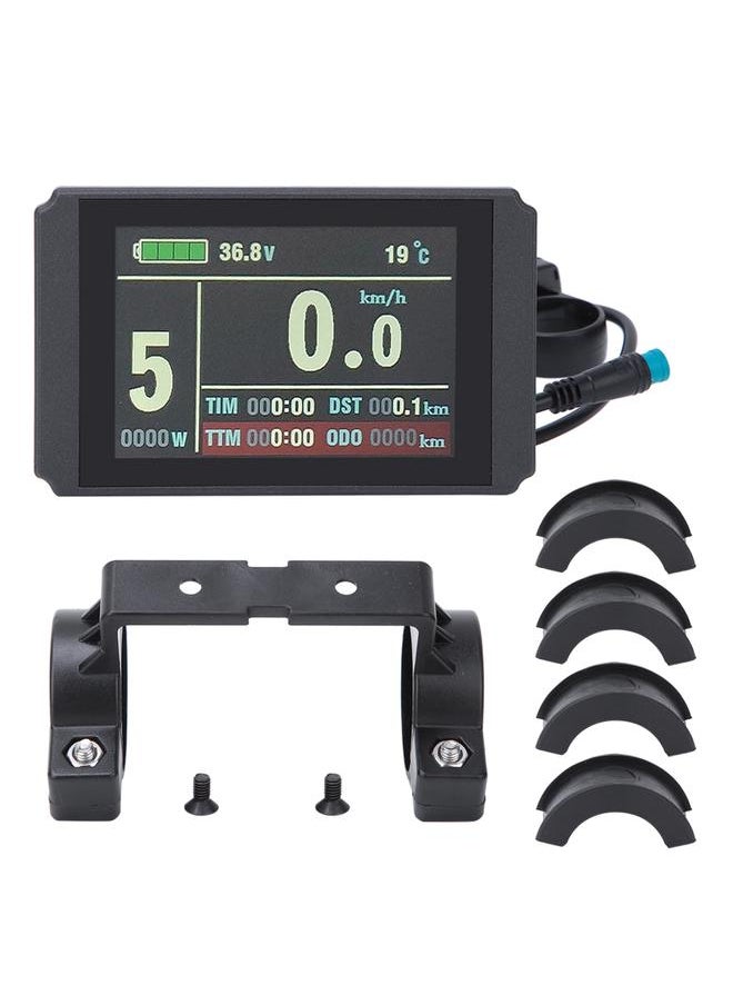KT LCD8H Intelligent Colorful Screen LCD Instrument with Waterproof Connector Bike Lithium Battery Conversion