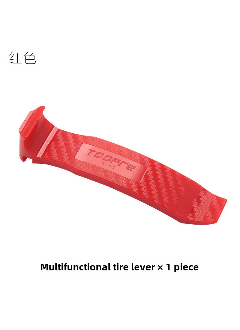 1 x 5 pcs TOOPRE Bicycle Tire Lever Nylon Multifunction Repair Tool Red
