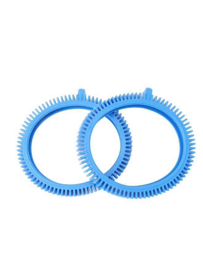 2pcs 896584000 143 Pool Cleaner Front Tire Blue Rubber with Hump Pool Cleaner Pressure Tire for Replacement
