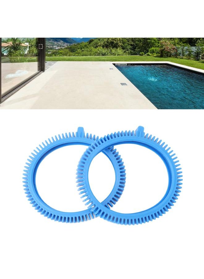 2pcs 896584000 143 Pool Cleaner Front Tire Blue Rubber with Hump Pool Cleaner Pressure Tire for Replacement