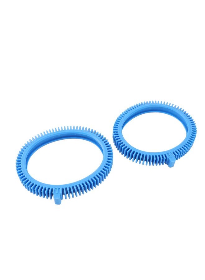 2pcs 896584000 143 Pool Cleaner Front Tire Blue Rubber with Hump Pool Cleaner Pressure Tire for Replacement