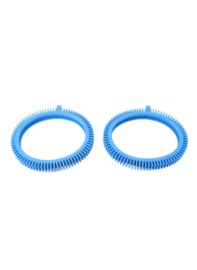 2pcs 896584000 143 Pool Cleaner Front Tire Blue Rubber with Hump Pool Cleaner Pressure Tire for Replacement