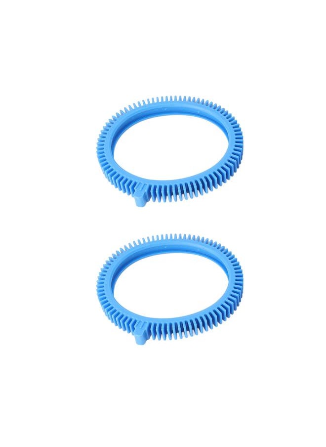 2pcs 896584000 143 Pool Cleaner Front Tire Blue Rubber with Hump Pool Cleaner Pressure Tire for Replacement
