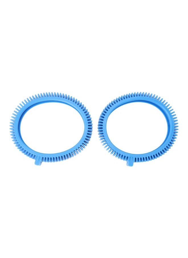 2pcs 896584000 143 Pool Cleaner Front Tire Blue Rubber with Hump Pool Cleaner Pressure Tire for Replacement
