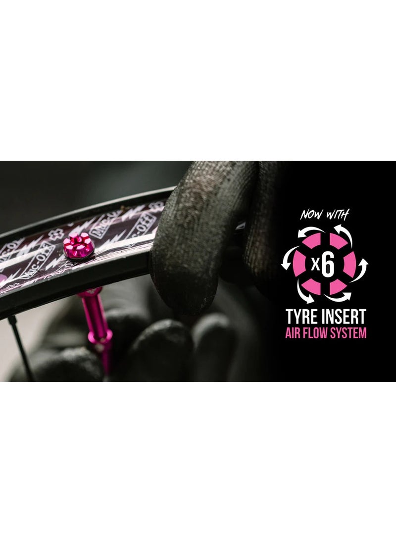 V2 Tubeless Valve 44MM Pink