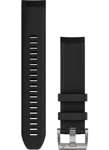 Quickfit 22mm Marq Replacement Band - Black - Silver