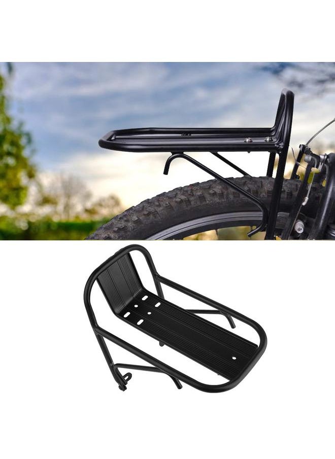 Aluminum Alloy Moutain Bike Bicycle Front Rack Carrier Luggage Shelf Cycling Bracket