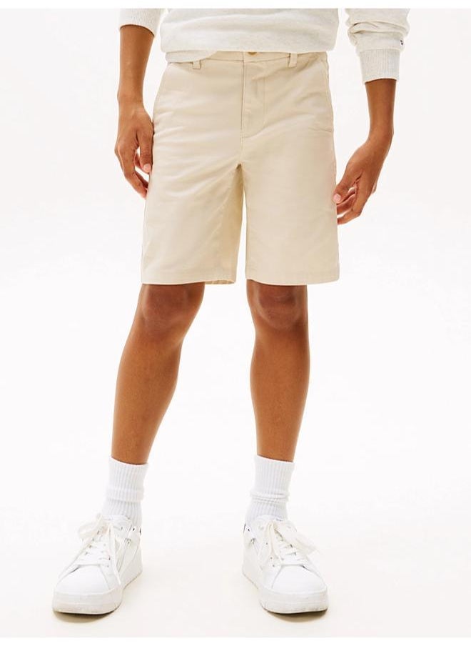 Kids Woven Belted Shorts