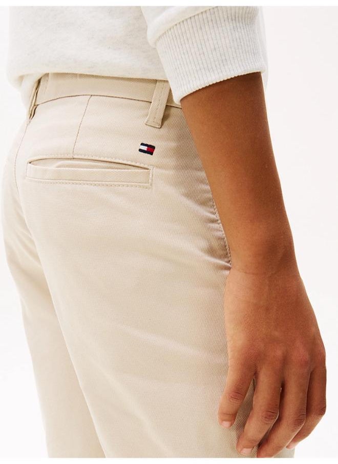 WOVEN BELTED SHORT