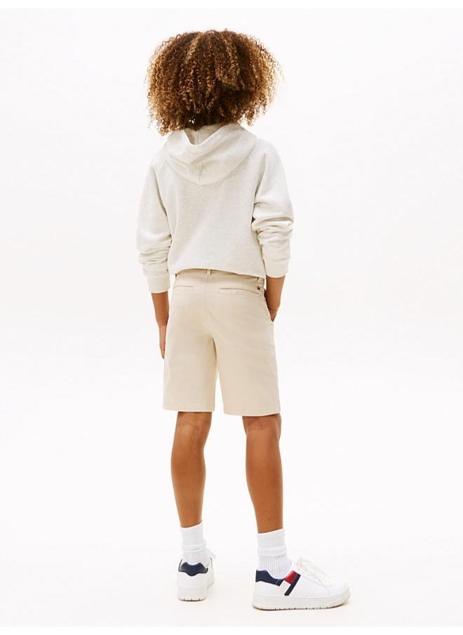 WOVEN BELTED SHORT