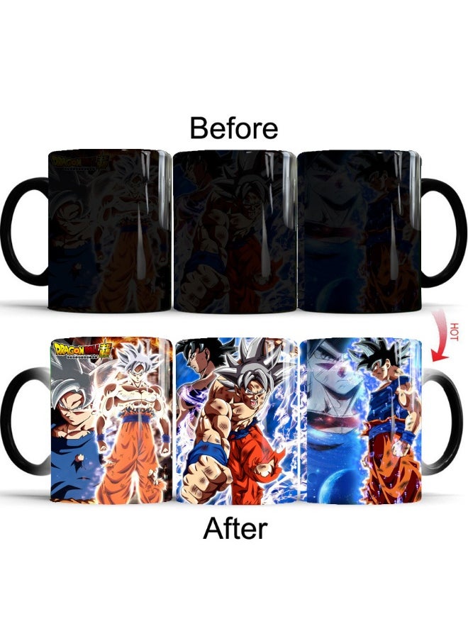 1 Pcs Personality Creative Dragon Ball Super Color-Changing Mug Printed Ceramic Mug 350ml