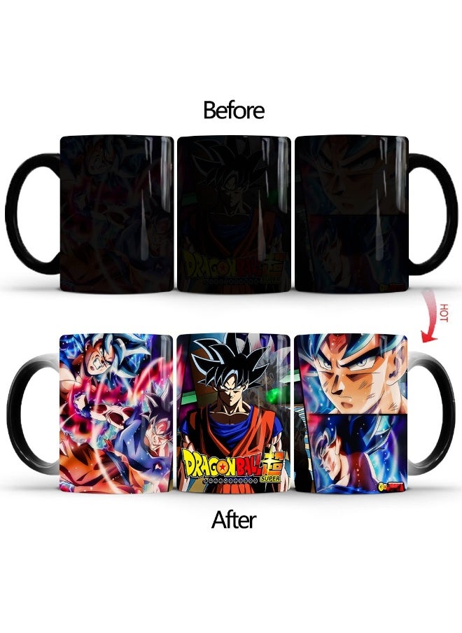 1 Pcs Personality Creative Dragon Ball Super Color-Changing Mug Printed Ceramic Mug 350ml