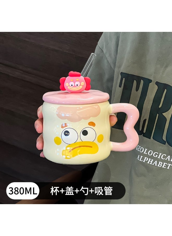 Personality Cute Clown Emoji Coffee Mug Ceramic Mug 380ml
