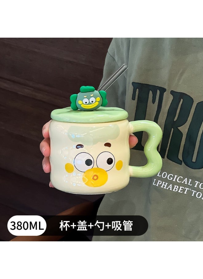 Personality Cute Clown Emoji Coffee Mug Ceramic Mug 380ml