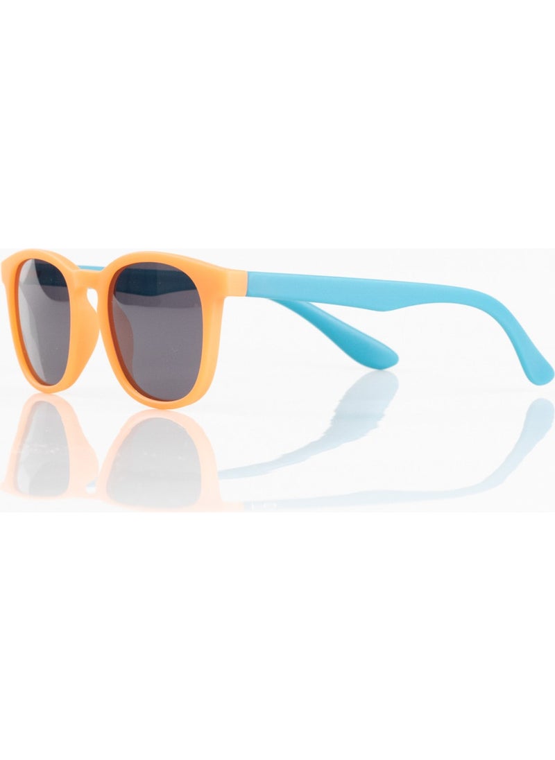 Orange Turquoise-Polarized Children's Sunglasses