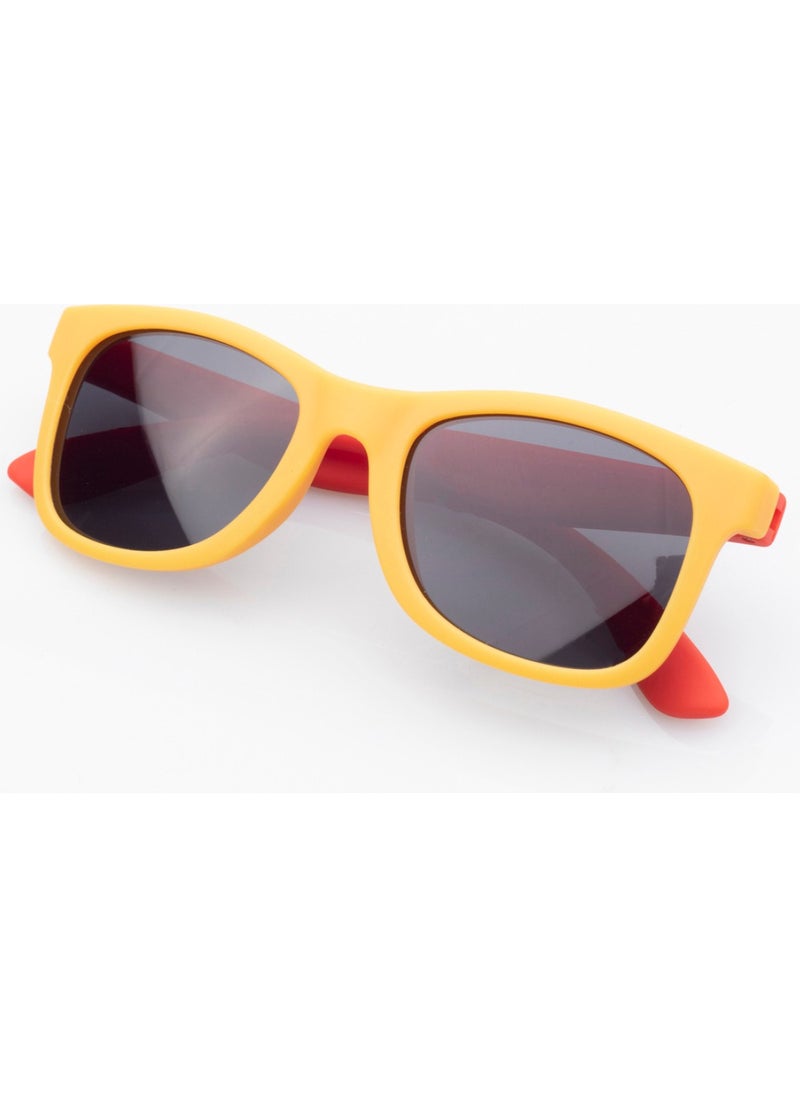 Matte Yellow Red-Polarized Children's Sunglasses