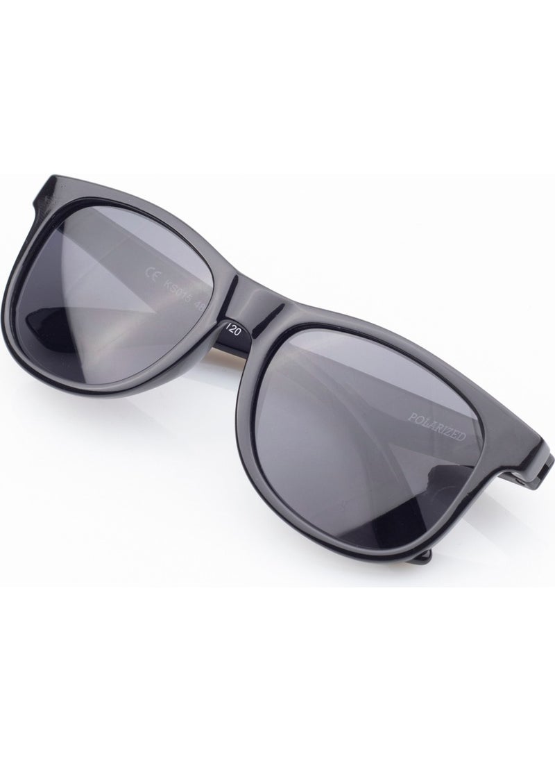 Matte Orange Turquoise-Polarized Children's Sunglasses