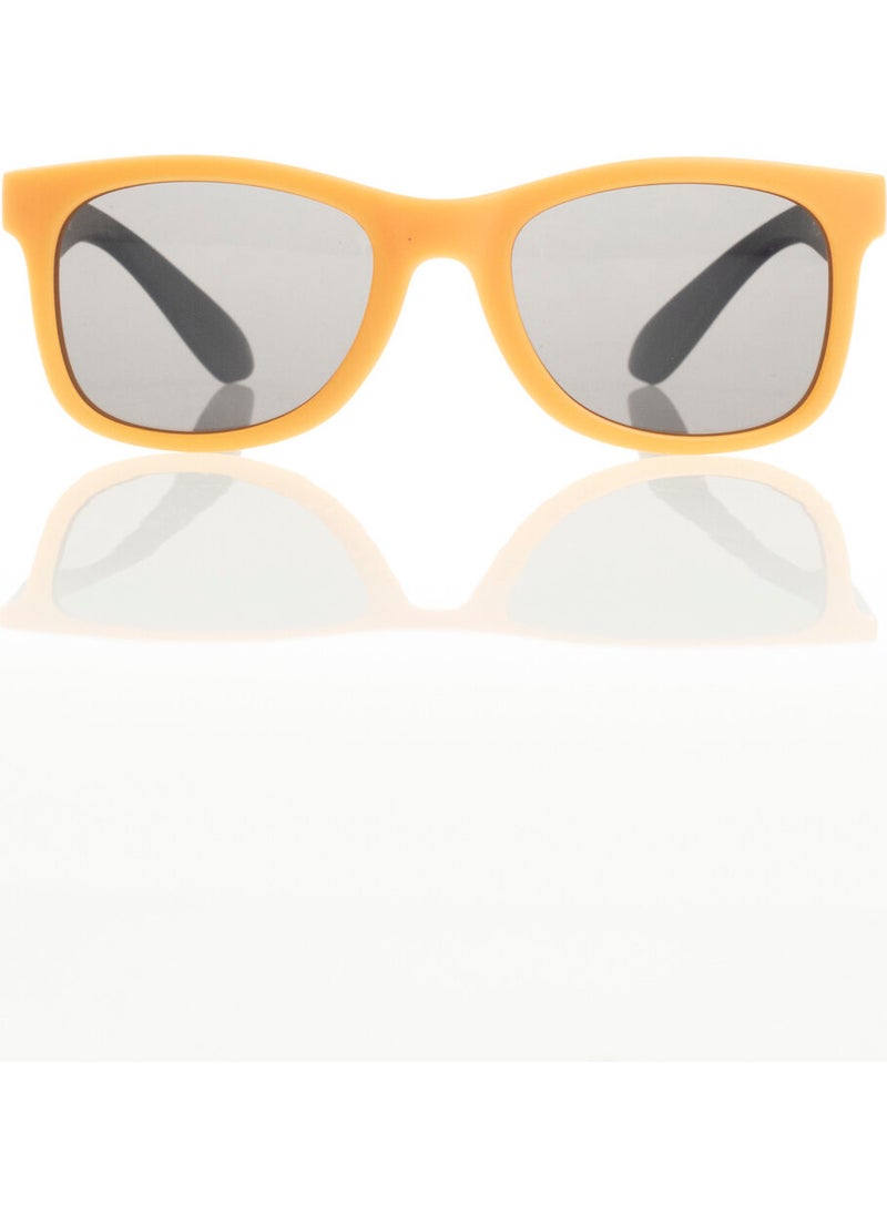Matte Yellow Red-Polarized Children's Sunglasses